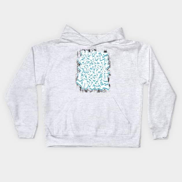 GRAFFITI ALPHABET Kids Hoodie by trev4000